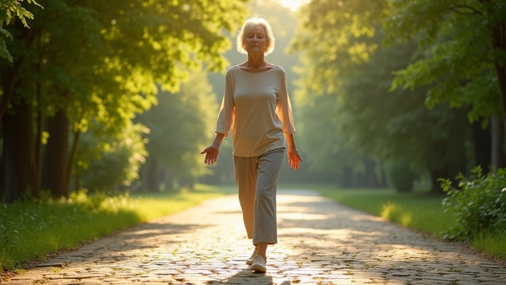 mindful heel to toe walking