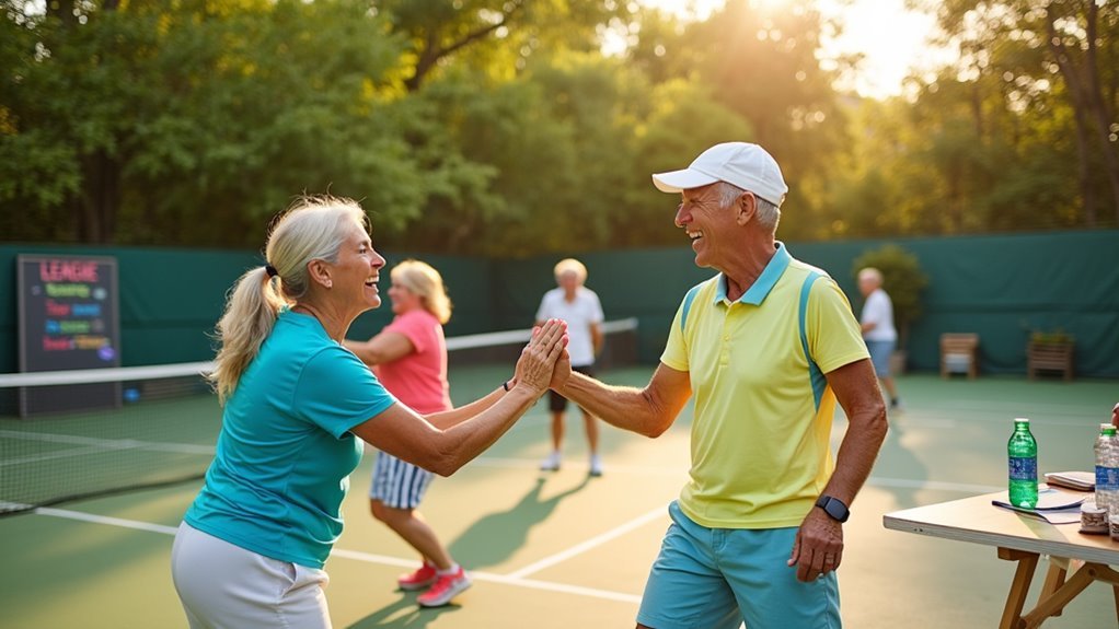 senior tennis league options