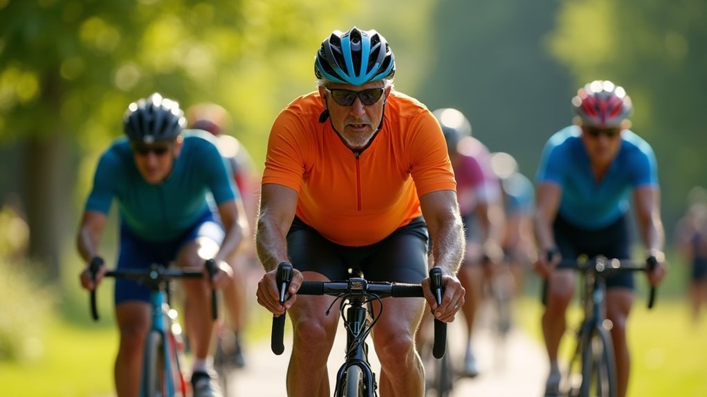 seniors cycling race training