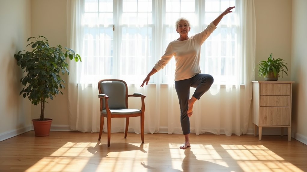 single leg stand for stability