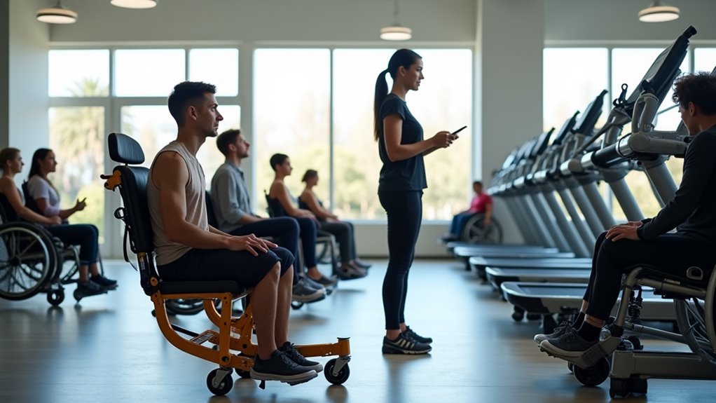 wheelchair accessible fitness machines