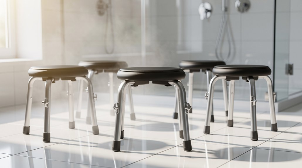 best adjustable shower stools for seniors