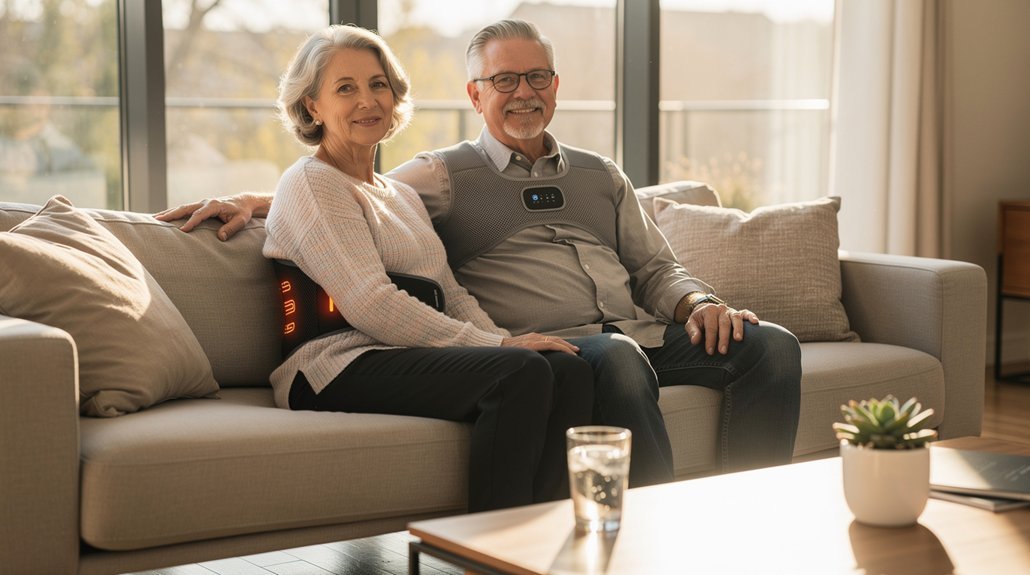 heated back braces list